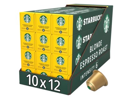 Cápsulas de café Starbucks Blonde Espresso Roast para Nespresso (120 unidades)