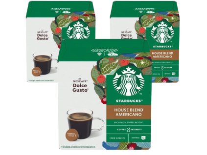 starbucks nescafé dolce gusto americano 3x12 cápsulas