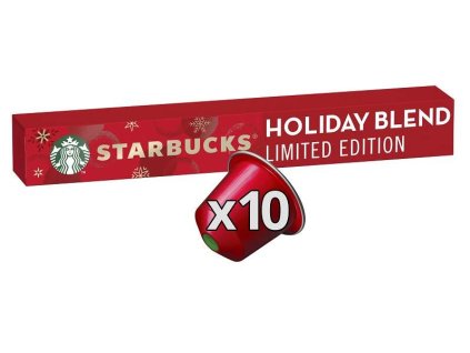 Cápsulas de café STARBUCKS® para NESPRESSO® Holiday Blend 10 unidades