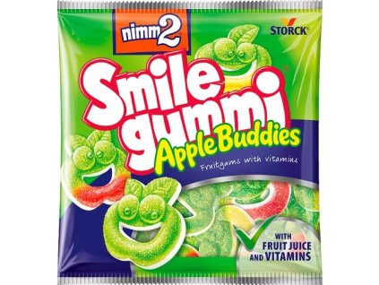 Caramelos de gelatina de fruta storck nimm2 smile apple buddies 90 g mejor café cz