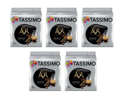 tassimo l o espresso ristretto 16 piezas estuche 5 paquetes