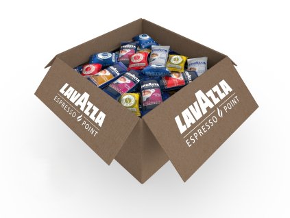 Caja de prueba 100 cápsulas de café para Lavazza Espresso Point 1 ud