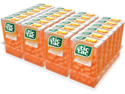 Caja de 24 cápsulas Tic Tac naranja, el mejor café cz