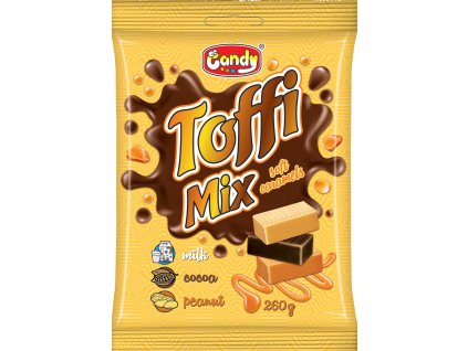 Caramelos de mezcla de toffee 260 g mejor café cz