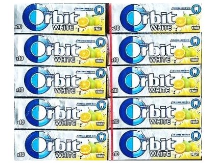Orbit White Fruit 30 piezas, el mejor café cz