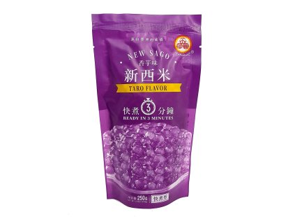Bolas de tapioca Wu Fu Yuan con sabor a taro, 250 g de té de burbujas, el mejor café cz