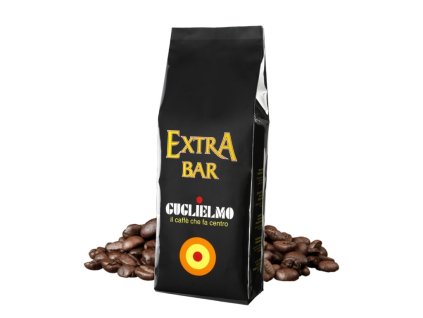 Café Guglielmo en grano extra barra 500g