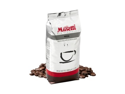 café musetti rossa en grano 1kg