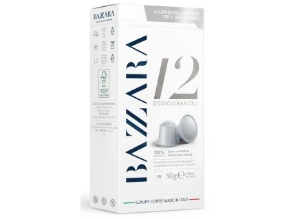 BAZZARA Nespresso Dodicigrancru cápsulas 10uds. cápsulas
