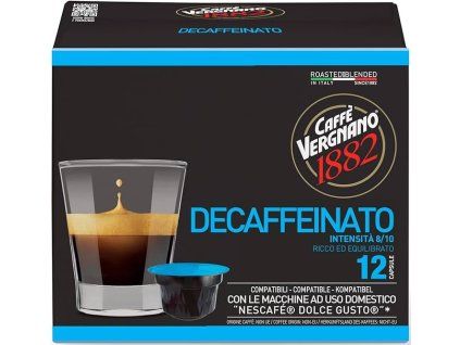Caffe Vergnano Decaffeinato cápsulas para Dolce Gusto 12uds