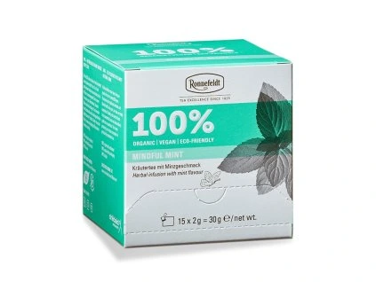 Té de menta 100% Mindful de Ronnefeldt, 15 raciones