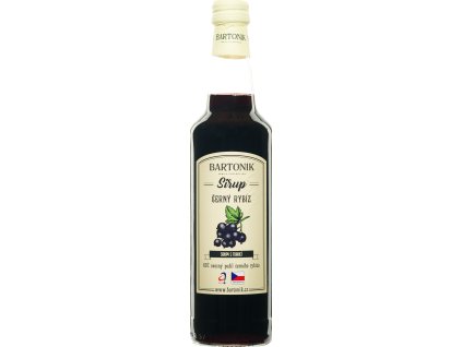 Jarabe de grosella negra Bartonik 60% 0.5 lnejkafe cz