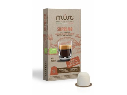 Cápsulas de café para Nespresso Must Supremo (10 unidades) Nejkafé CZ