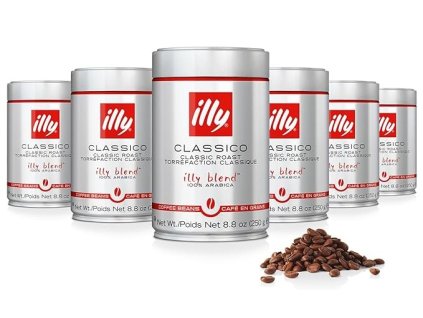 Granos de café expreso Illy Classico 250 g 6 uds