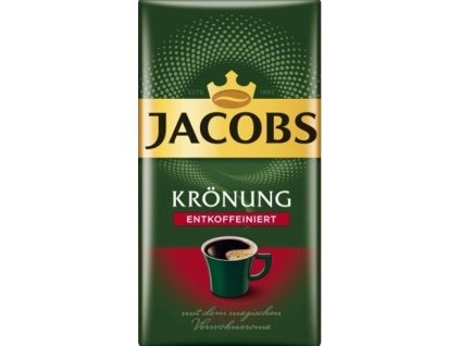 Café descafeinado molido Jacobs, 500 g, el mejor café de la República Checa