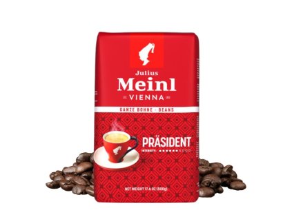 Café espresso Julius Meinl President en granos de 0,5 kg