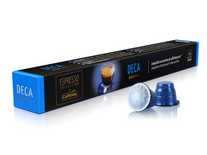Colección Caffitaly Expresso, cápsulas Nespresso Deca, el mejor café de la República Checa.