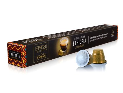 Colección Caffitaly Expresso, cápsulas Nespresso de Etiopía, el mejor café de la República Checa.