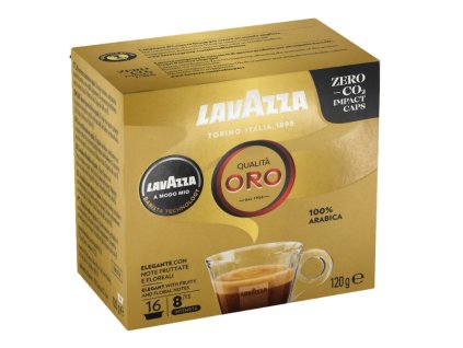 cápsulas lavazza y modo mio oro 16 piezas