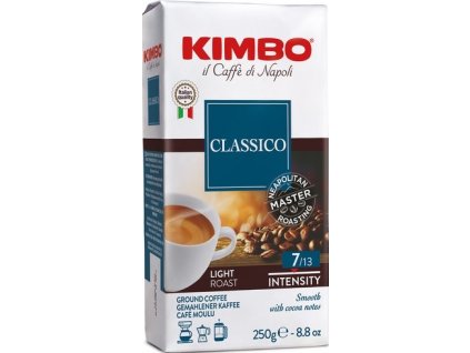 Kimbo Classico molido 250 g, el mejor café cz