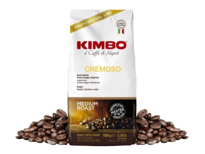 Café en grano Kimbo Cremoso (1 kg) Nejkafé Cze