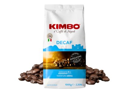 Kimbo Espresso Decaf Café descafeinado en grano 1 kg