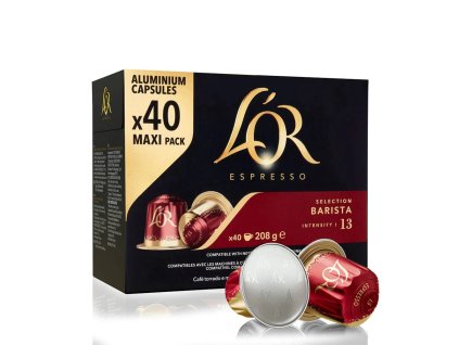 Cápsulas de café de aluminio L´OR Barista Nespresso 40 uds
