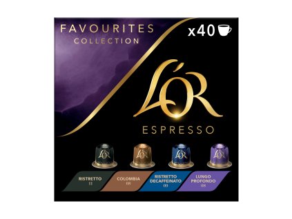 Mezcla L'OR Espresso Favourites 40 cápsulas para Nespresso®