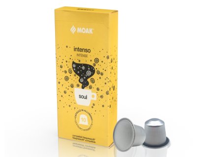 Cápsulas de aluminio Moak Intenso Soul para Nespresso (10 unidades)