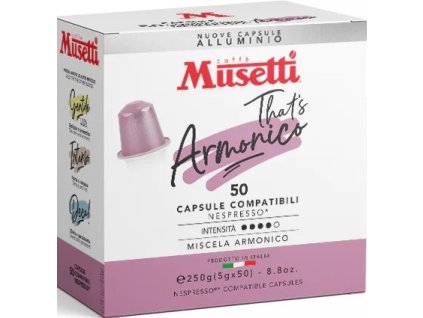 musetti armonico nespresso 50 piezas mejor café cz