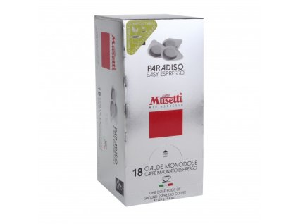 Almohadillas Musetti Paradiso (18 unidades) - El mejor café cz