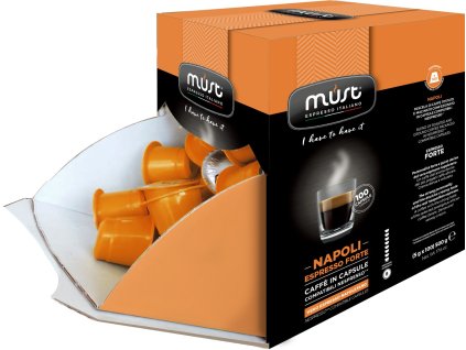 Must Napoli Aepresso Forte 100 cápsulas Nespresso, el mejor café de la República Checa