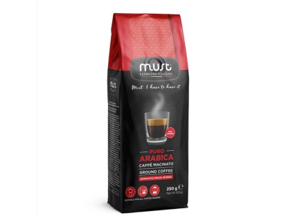 Café molido PURO ARÁBICA 250 g Mosto espresso mejor café República Checa