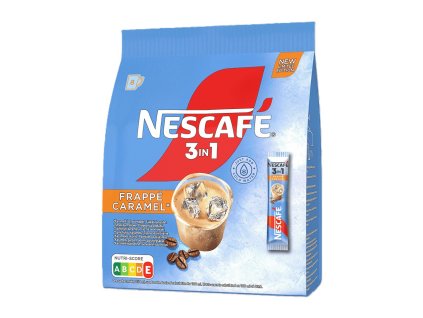 Nescafé 3 en 1 Frappé Caramelo 8 bolsitas de 15 g el mejor café cz