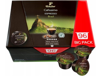 Tchobo Brasil Maxi Pack 4 cápsulas de 96 unidades, el mejor café de la República Checa