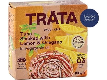 Atún Trata, limón y orégano, 160 g, el mejor café checo