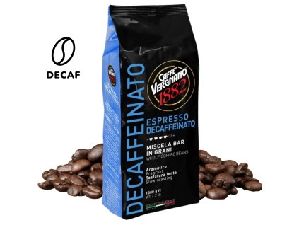 Café descafeinado Vergnano Descafeinado en grano 1 kg