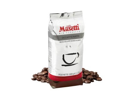 Café descafeinado Musetti en grano 1 kg