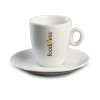 Taza y platillo Foodness de porcelana de 110 ml