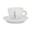 Taza y platillo para capuchino Bazzara de 160 ml.
