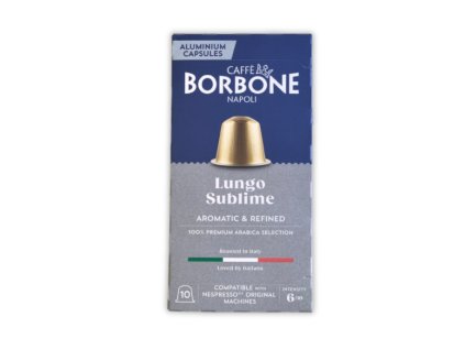 Capsules Caffe Borbone Lungo Sublime 100% Arabica pour Nespresso® 10 pcs