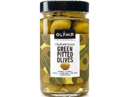 Olymp Green olives dénoyautées 320ml meilleur café République tchèque