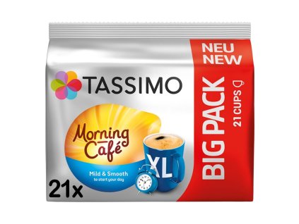capsules Tassimo Morning Cafe Doux et Onctueux XL 21 pièces