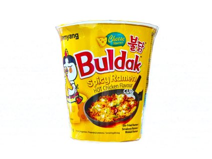 Ramen épicé Samyang Buldak saveur poulet chaud et fromage tasse 80 g