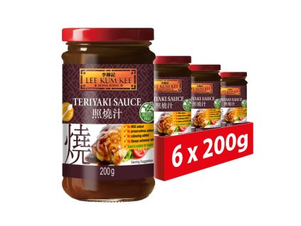 Sauce teriyaki Lee Kum Kee 200 g 6 pièces