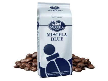 grains de café bleu saquella 1 kg