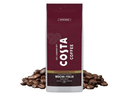 grains de café torréfaction foncée Costa Coffee Mocha Italia 1 kg
