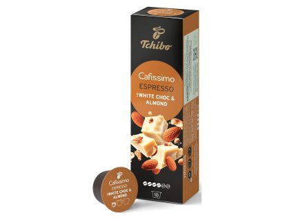 Capsules Tchibo Cafissimo Espresso Chocolat Blanc & Amande, 10 pièces