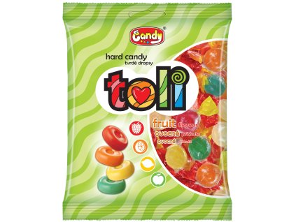 Bonbons durs aux fruits Toli 300 g
