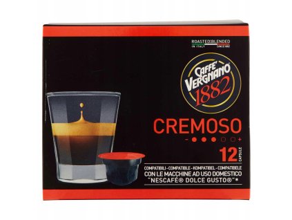 Capsules Caffe Vergnano Cremoso pour Dolce Gusto 12 pièces